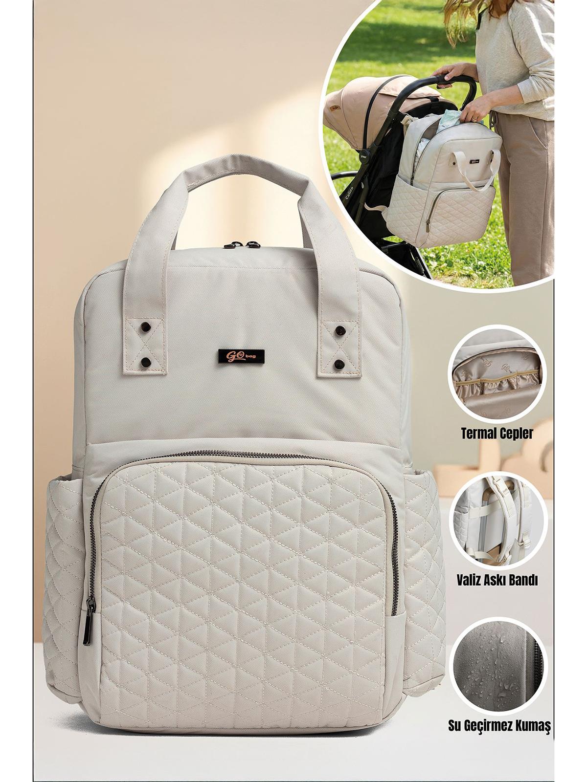 Baby2Go Go Bag Astoria Anne Bebek Bakım Çantası - Bej