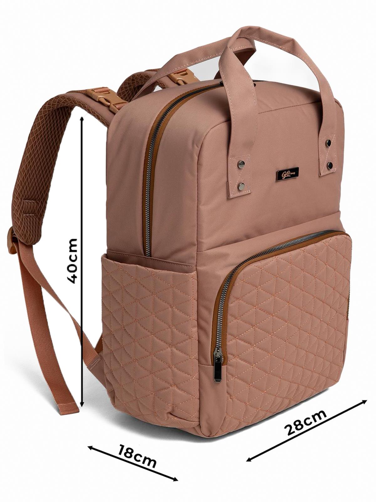 Baby2Go Go Bag Astoria Anne Bebek Bakım Çantası - Pudra