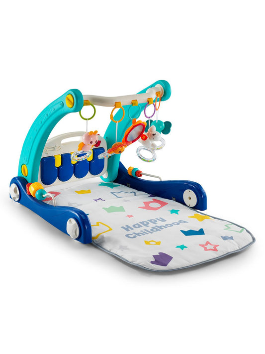 Baby2Go 2'si 1 Arada Piyanolu Oyun Halısı ve Yürüteç - Mavi