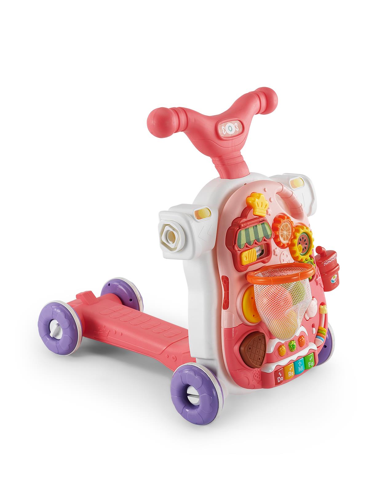 Baby2Go 5'i 1 Arada Çok Fonksiyonlu Yürüteç - Pembe