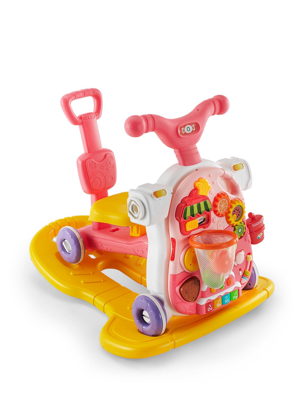 Baby2Go 5'i 1 Arada Çok Fonksiyonlu Yürüteç - Pembe