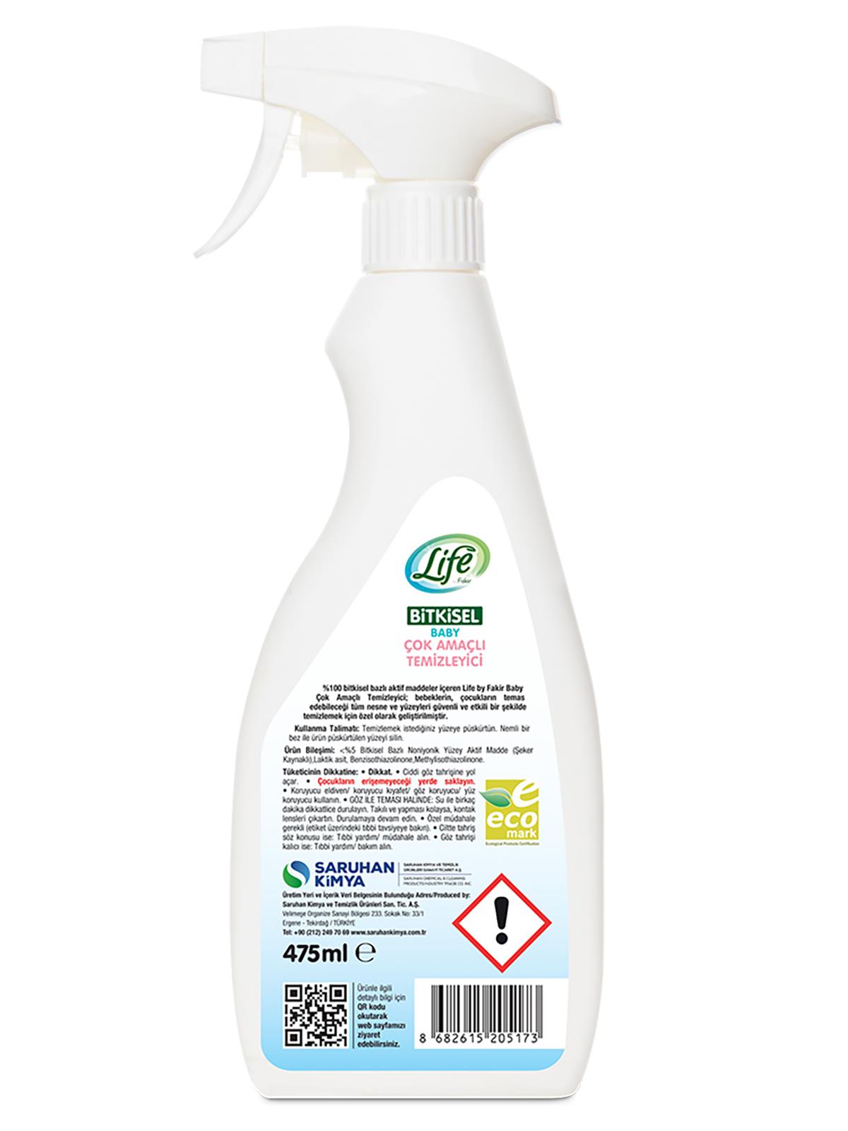 Fakir Bitkisel Bebek Çok Amaçlı Temizleyici 475 Ml