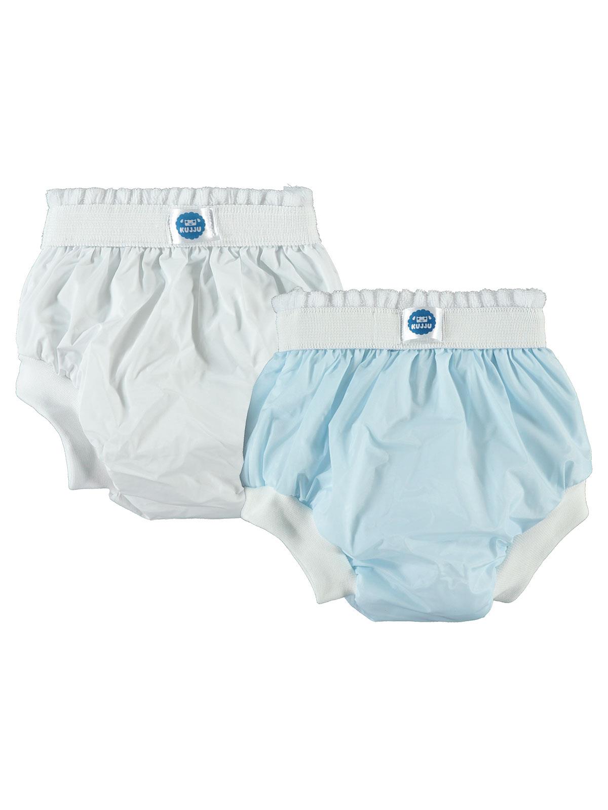 Kujju 1 Beden Düz Alıştırma Külodu 2li (10-14 kg) - Mavi