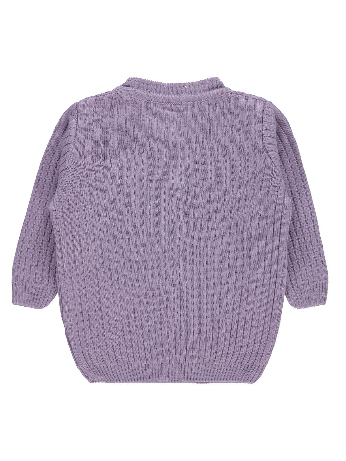 Civil Baby Basic Fitilli 6-18 Ay Hırka - Lila