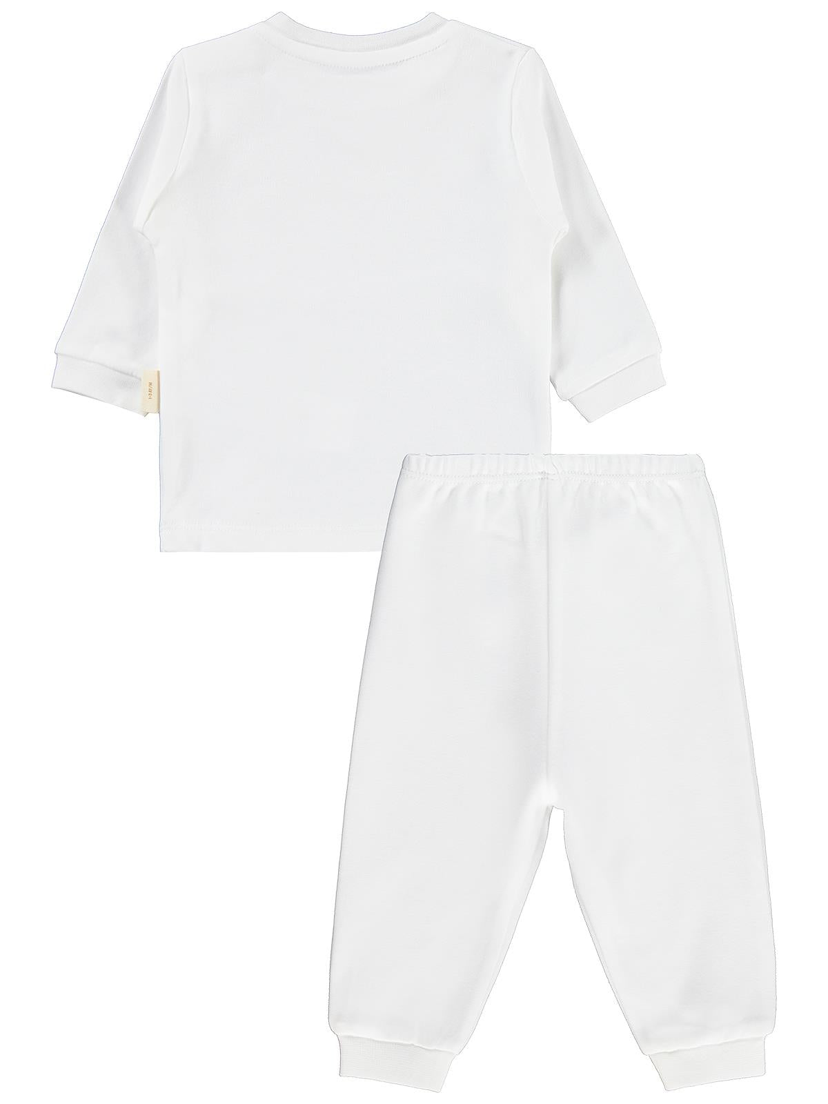 Civil Baby Organic Pamuklu Omuzdan Patlı 1-9 Ay Pijama Takımı - Pembe