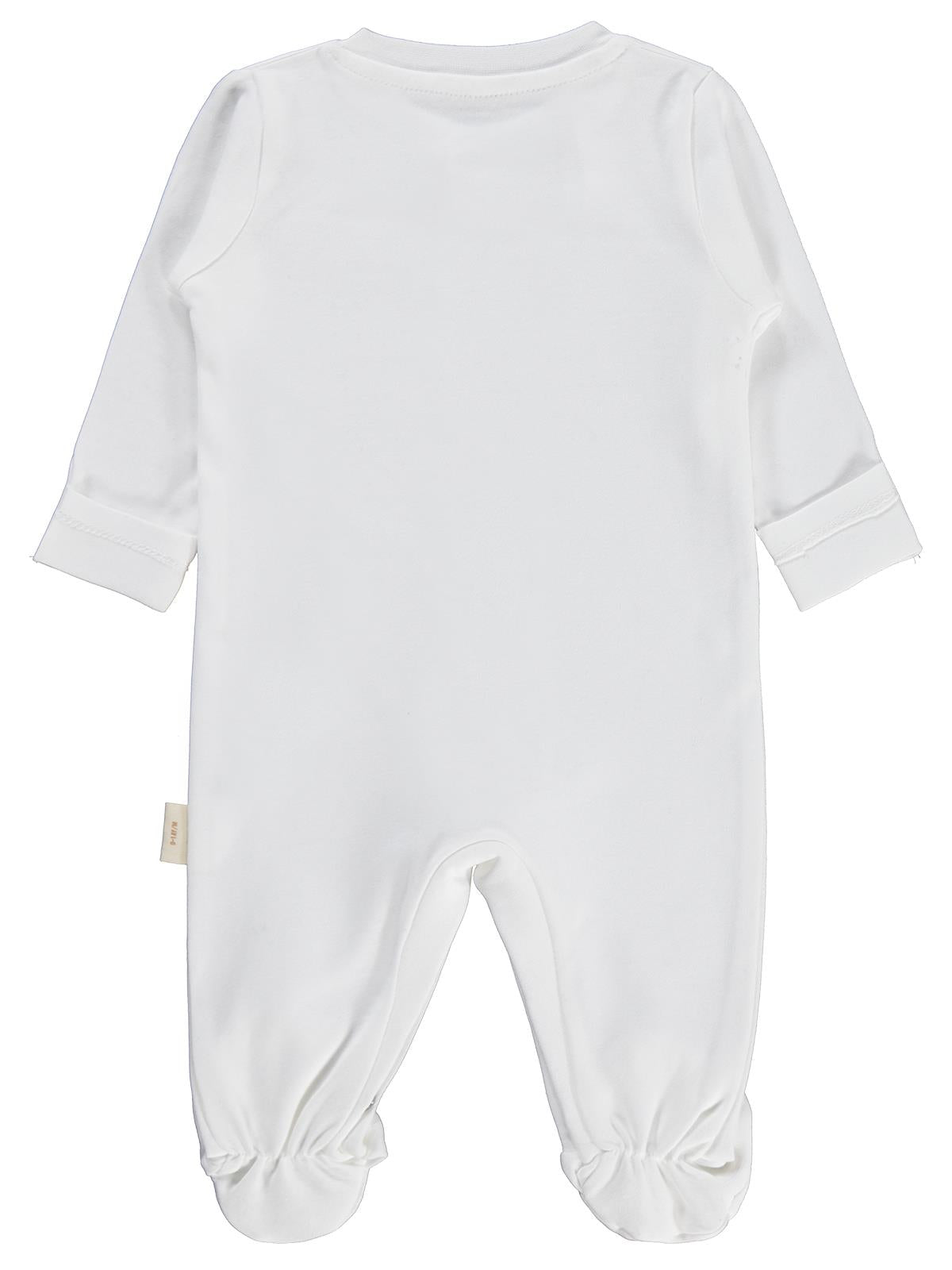 Civil Baby Organik Pamuklu Yenidogan 0-3 Ay Tulum - Mavi