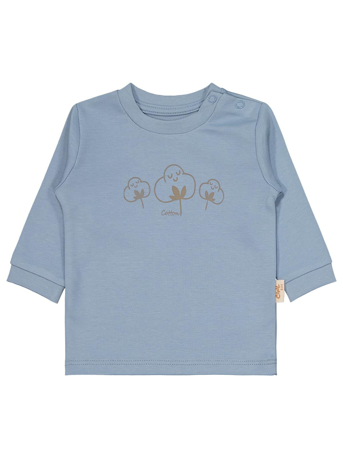 Civil Baby Organic Pamuklu Omuzdan Patlı 1-9 Ay Pijama Takımı - Pembe