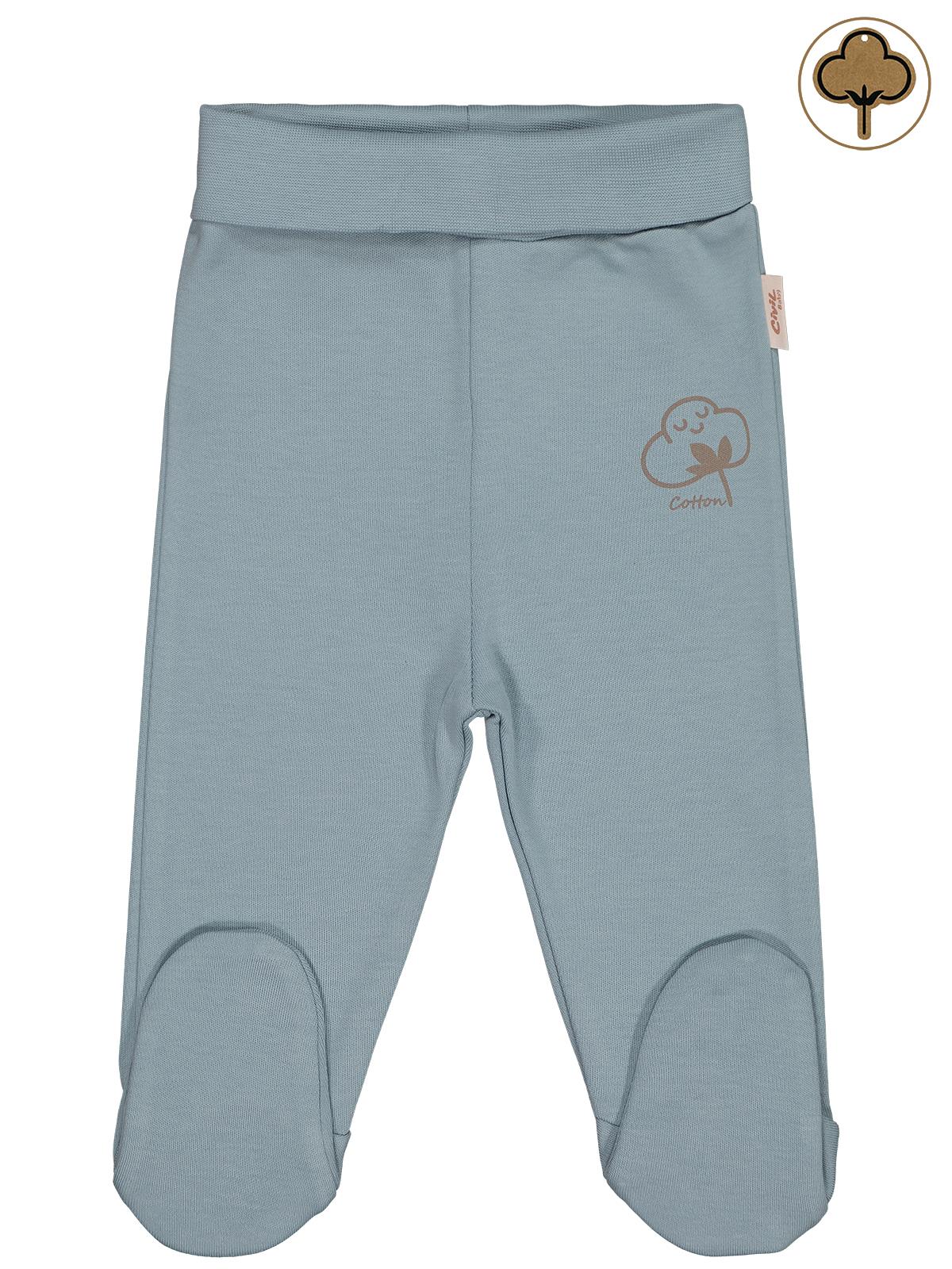 Civil Baby Organik Pamuklu 0-6 Ay Patikli Tek Alt Bebe - Pembe
