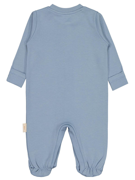 Civil Baby Organik Pamuklu Yenidogan 0-3 Ay Tulum - Mavi