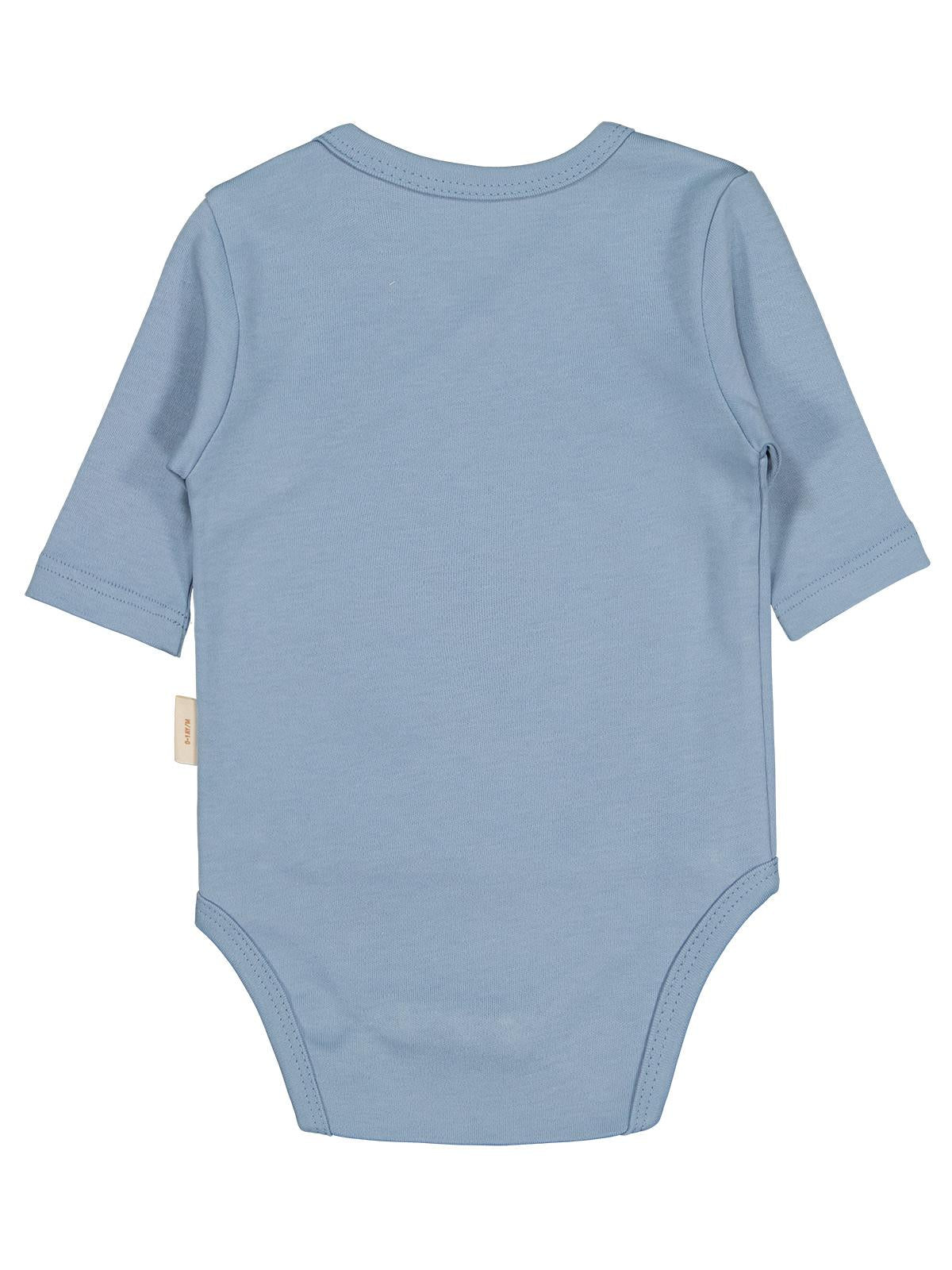 Civil Baby Organik Pamuklu Kruvaze 0-6 Ay Çıtçıtlı Badi - Ekru