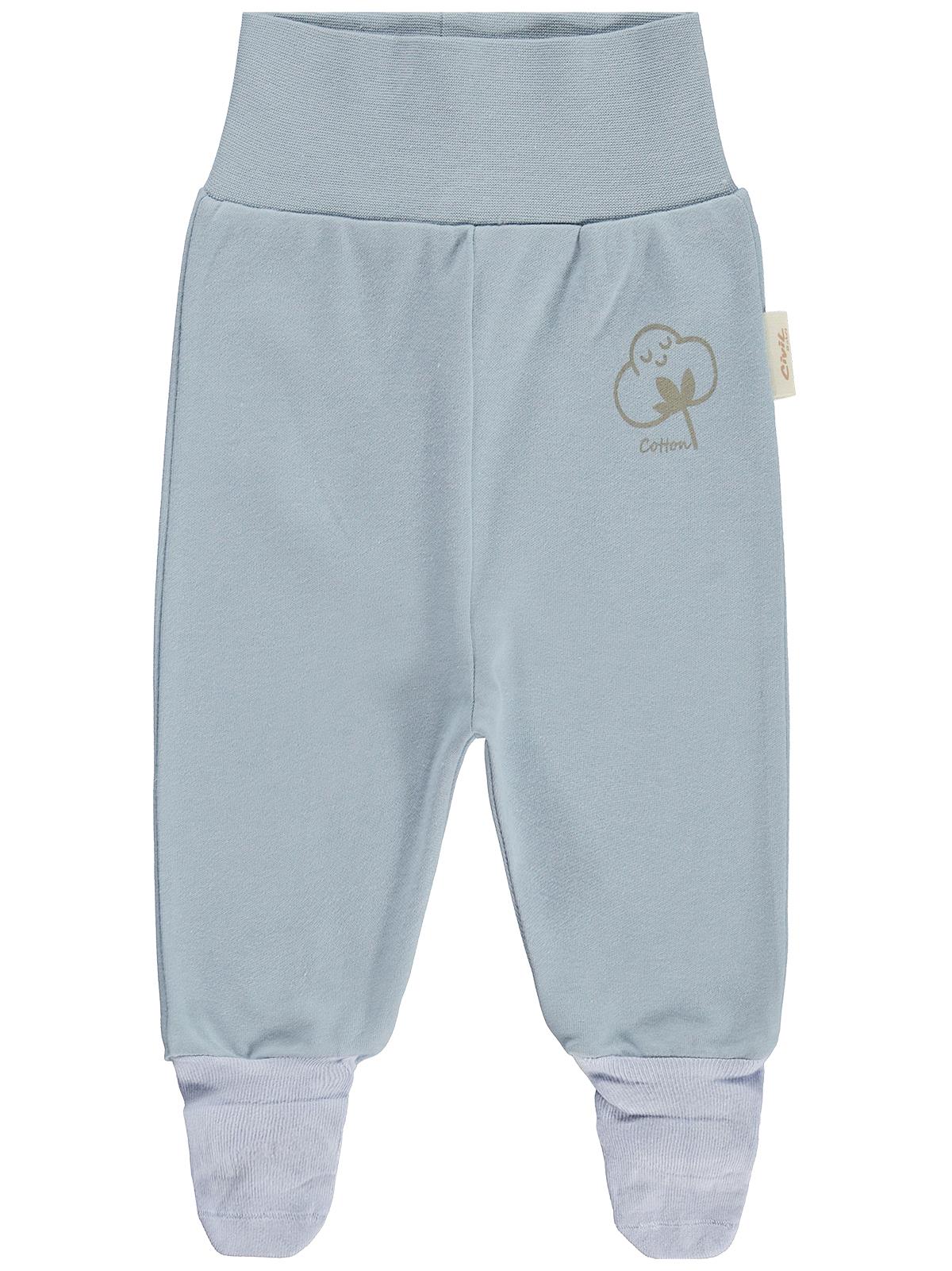 Civil Baby Organik Pamuklu 1-9 Ay Çoraptolon - Mavi