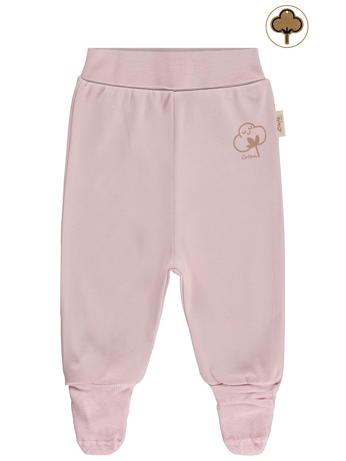 Civil Baby Organik Pamuklu 1-9 Ay Çoraptolon - Mavi