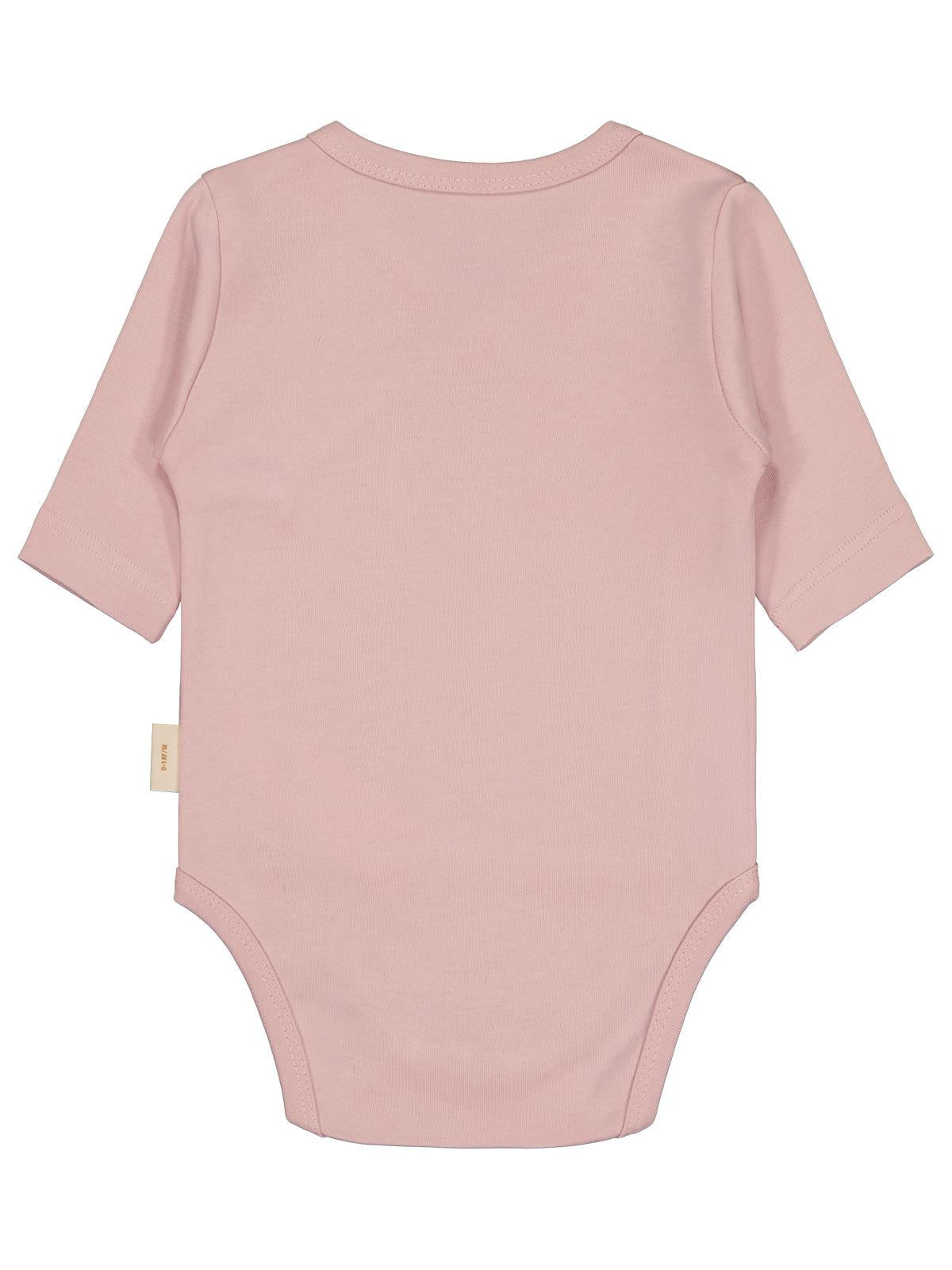 Civil Baby Organik Pamuklu Kruvaze 0-6 Ay Çıtçıtlı Badi - Ekru