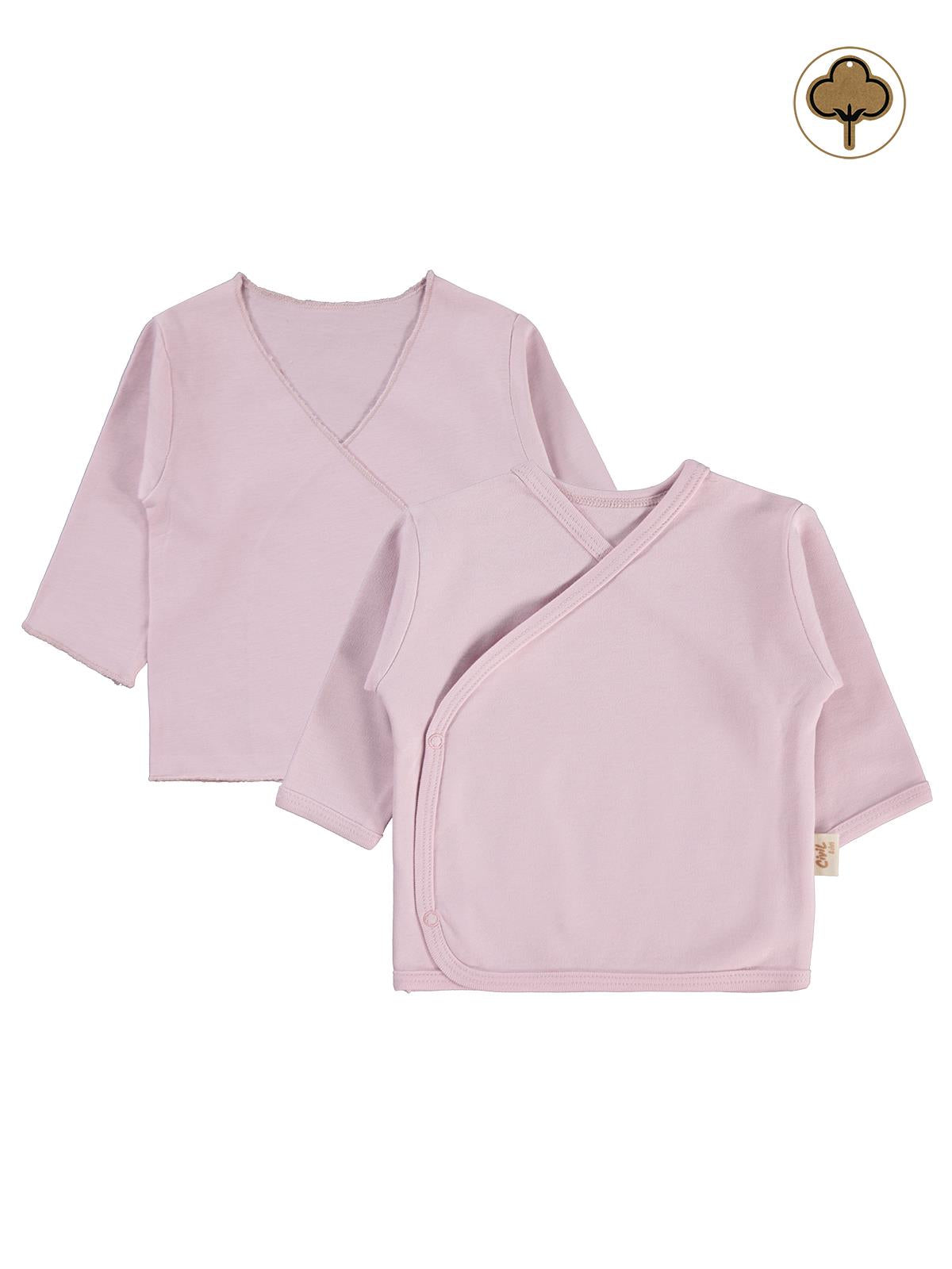 Civil Baby Organik Pamuklu İç Dış Zıbın - Pembe