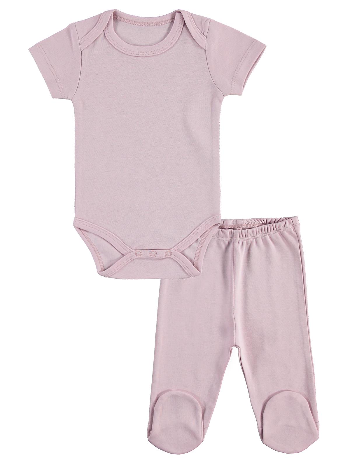 Civil Baby Bebek Organik 8'li Zıbın Takımı 0-1 Ay - Pembe