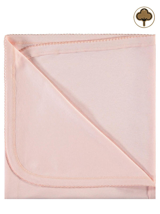 Civil Baby Organik Pamuklu Tek Kat Battaniye - Pembe