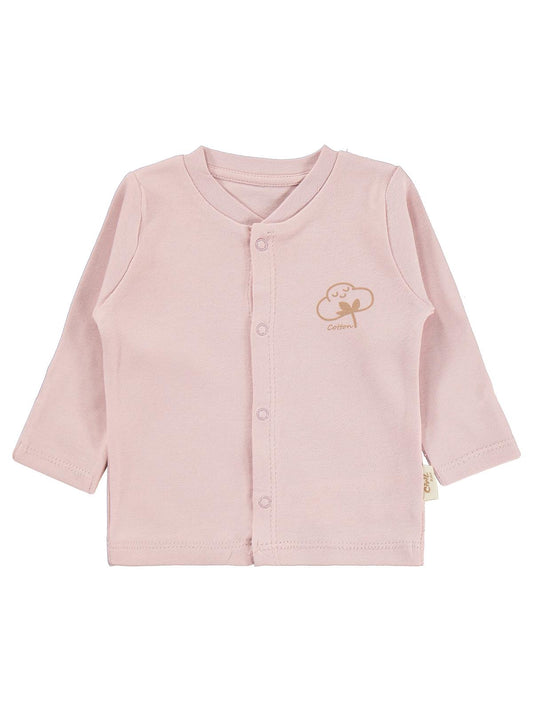 Civil Baby Organik Pamuklu 0-6 Ay Bebe Pijama Takımı - Pembe