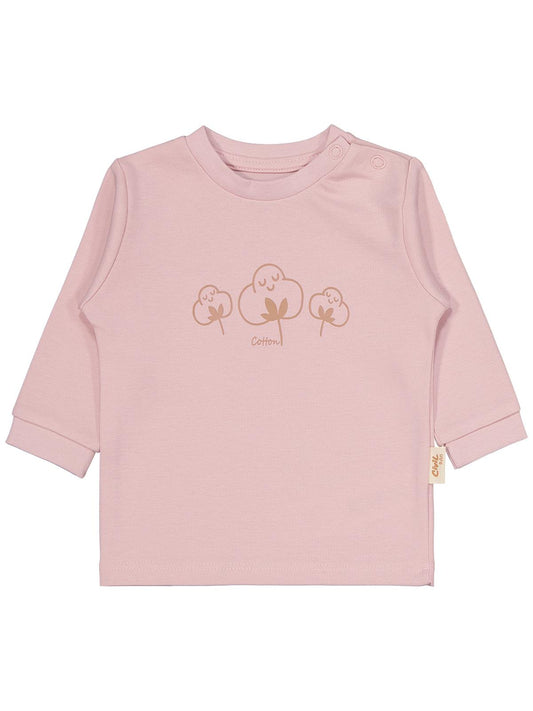 Civil Baby Organic Pamuklu Omuzdan Patlı 1-9 Ay Pijama Takımı - Pembe