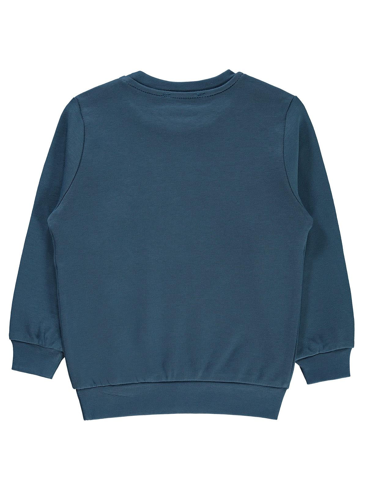 Civil Boys Köpek Baskılı 2-5 Yaş Sweatshirt - Hardal