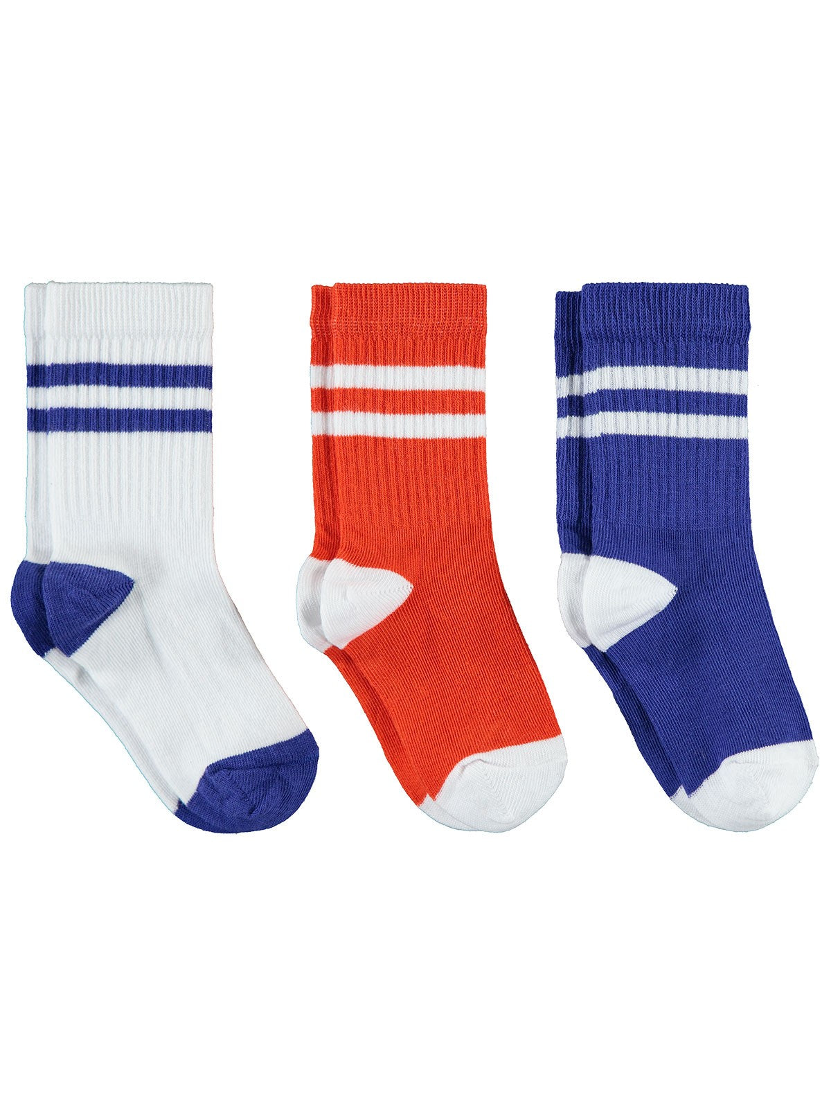 Civil Boys Renkli Basic 3 Lü Set 2 9 Yaş Soket Çorap