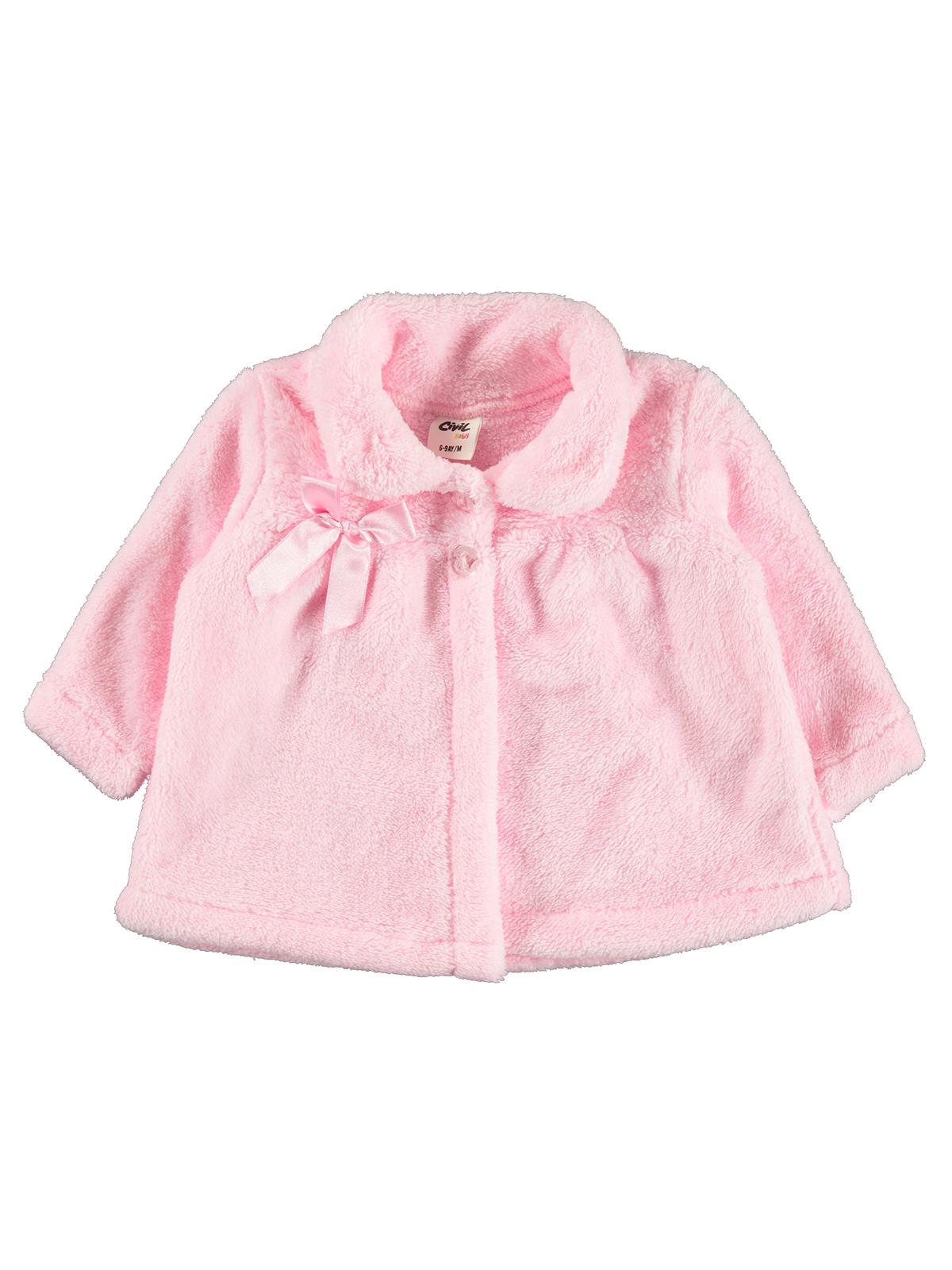 Civil Baby Fiyonklu 6-18 Ay Hırka - Pembe