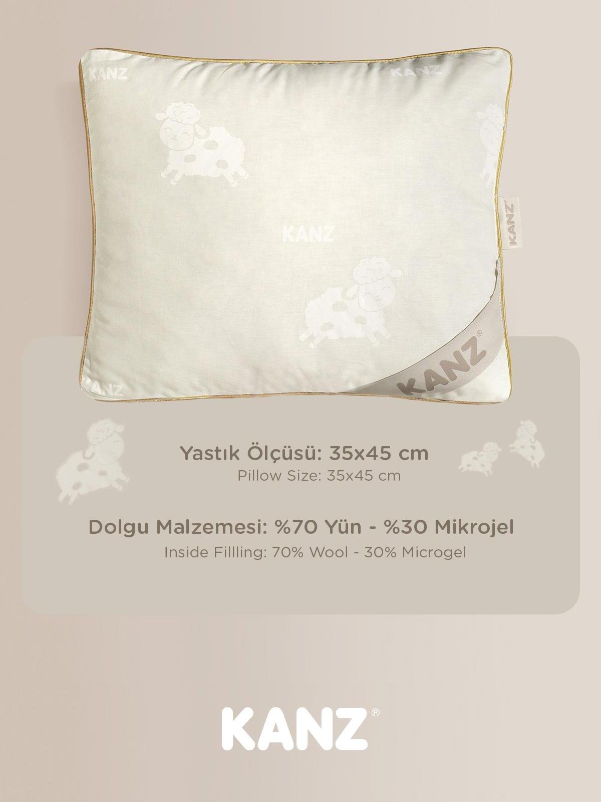 Kanz Yün Bebek Yastığı 35x45 cm