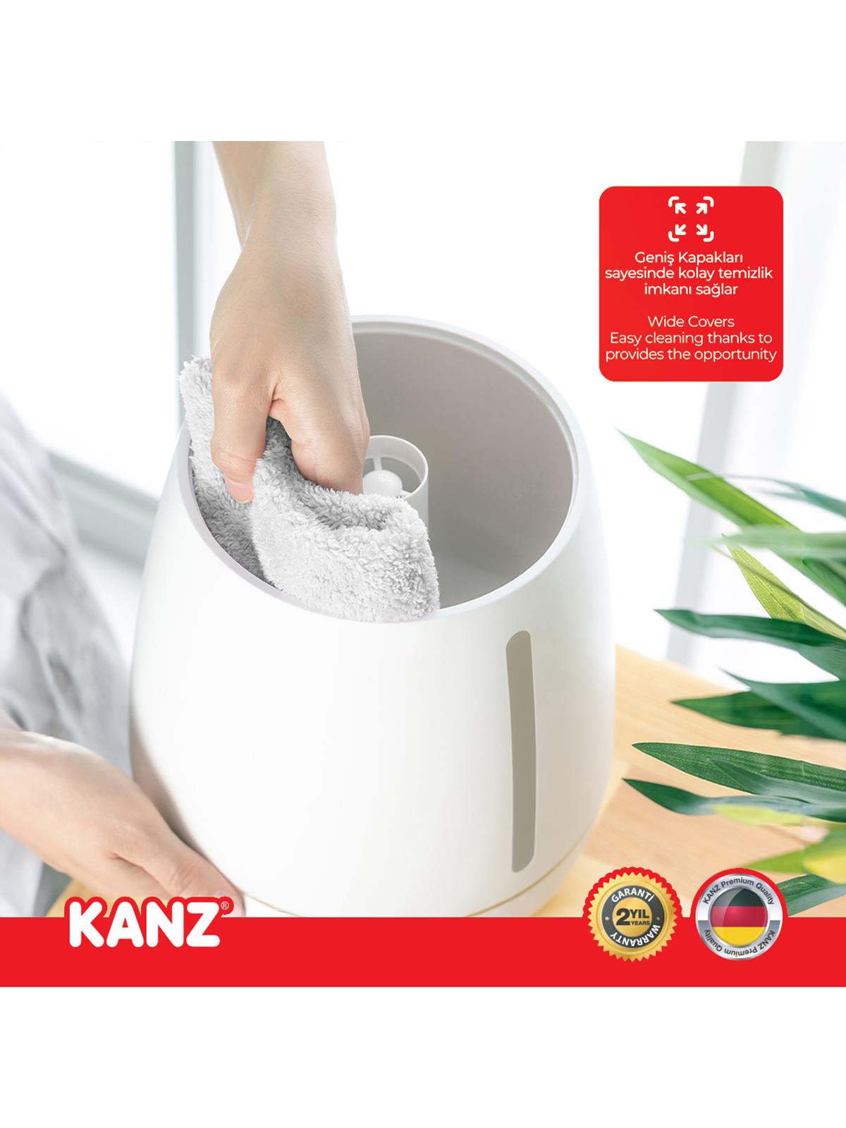 Kanz Dijital Üstten Doldurmalı Buhar Makinesi