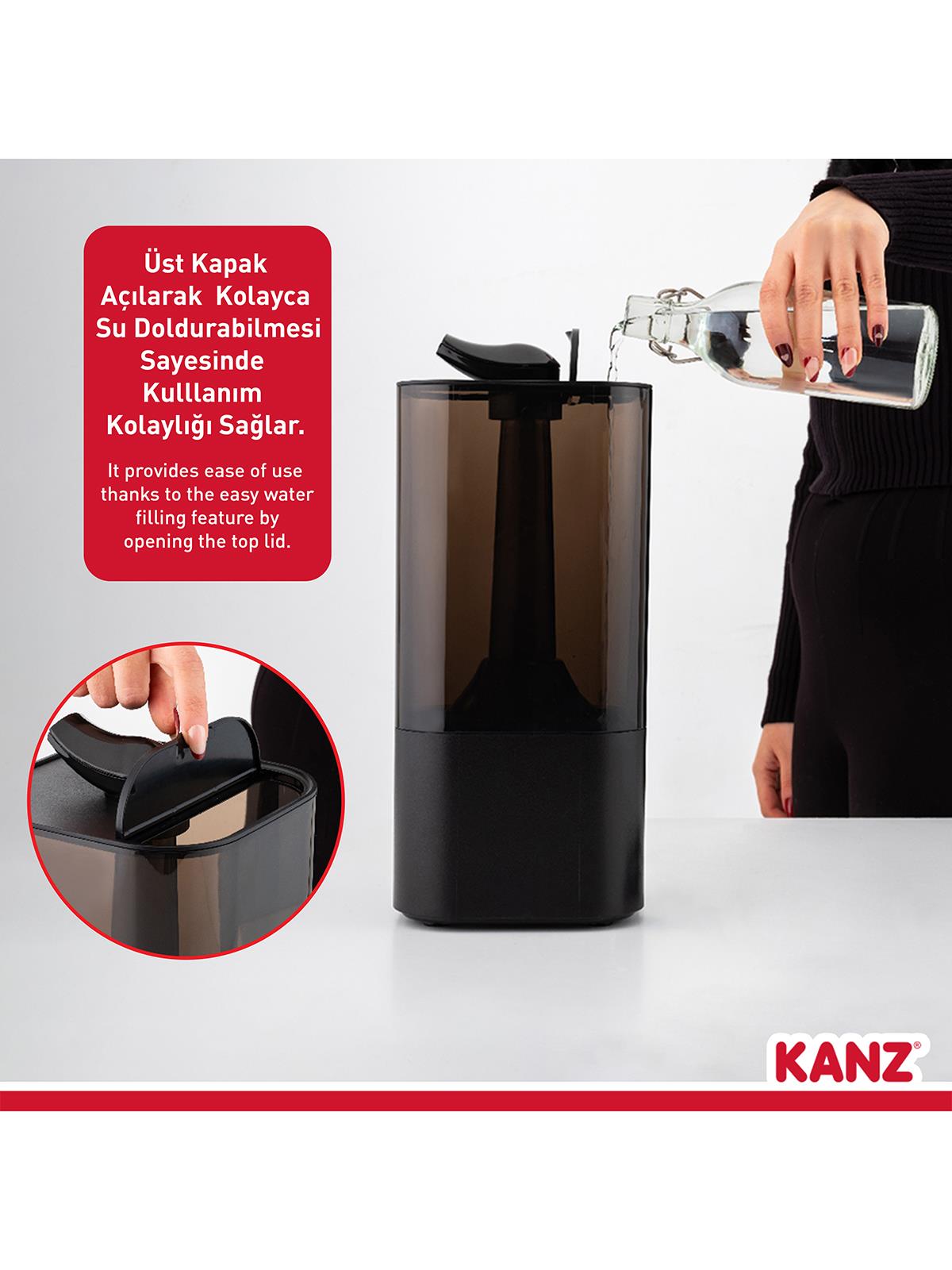 Kanz Uzaktan Kumandalı Dijital Soğuk Buhar Makinesi- Hava Nemlendirici