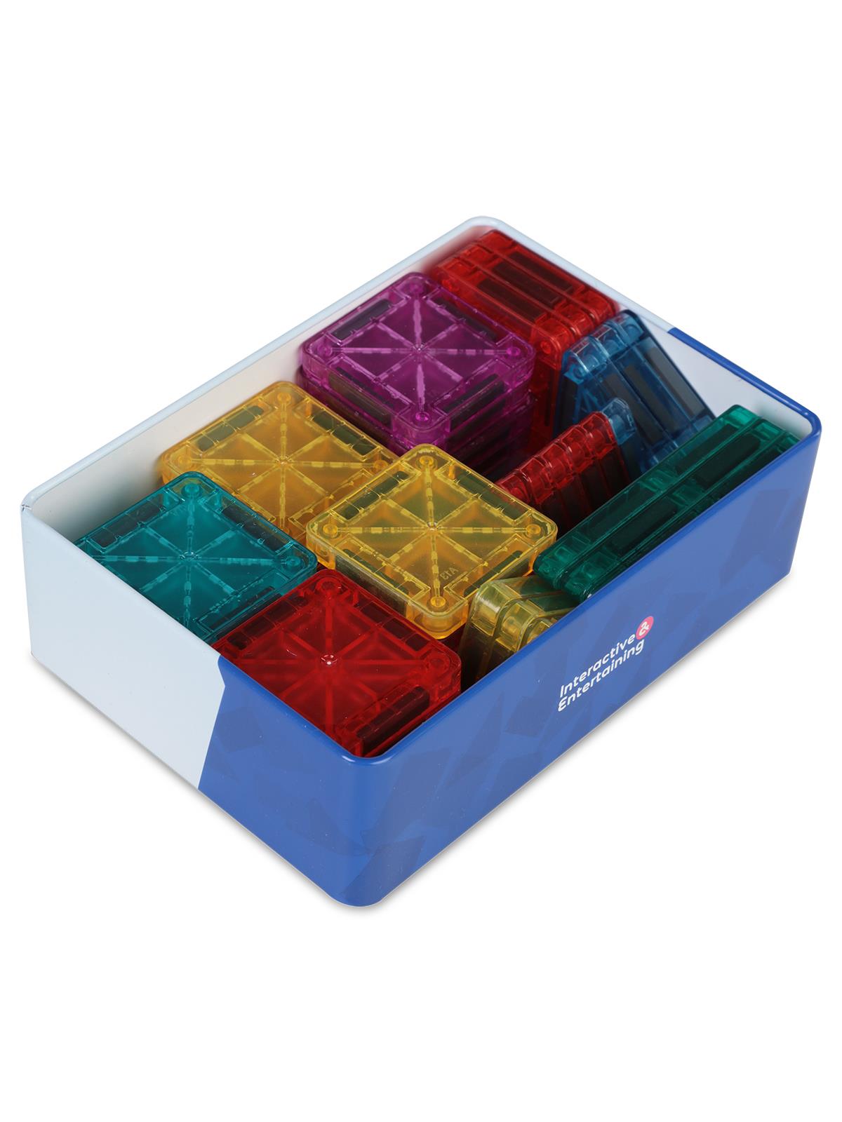 Magnetic Manyetik Bloklar Metal Kutu 45 Parça 3.75 Cm