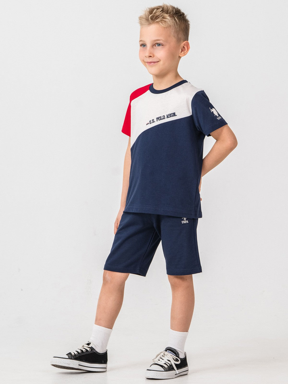 U.S. Polo Assn Kids 4-7 Yaş Takım - Lacivert