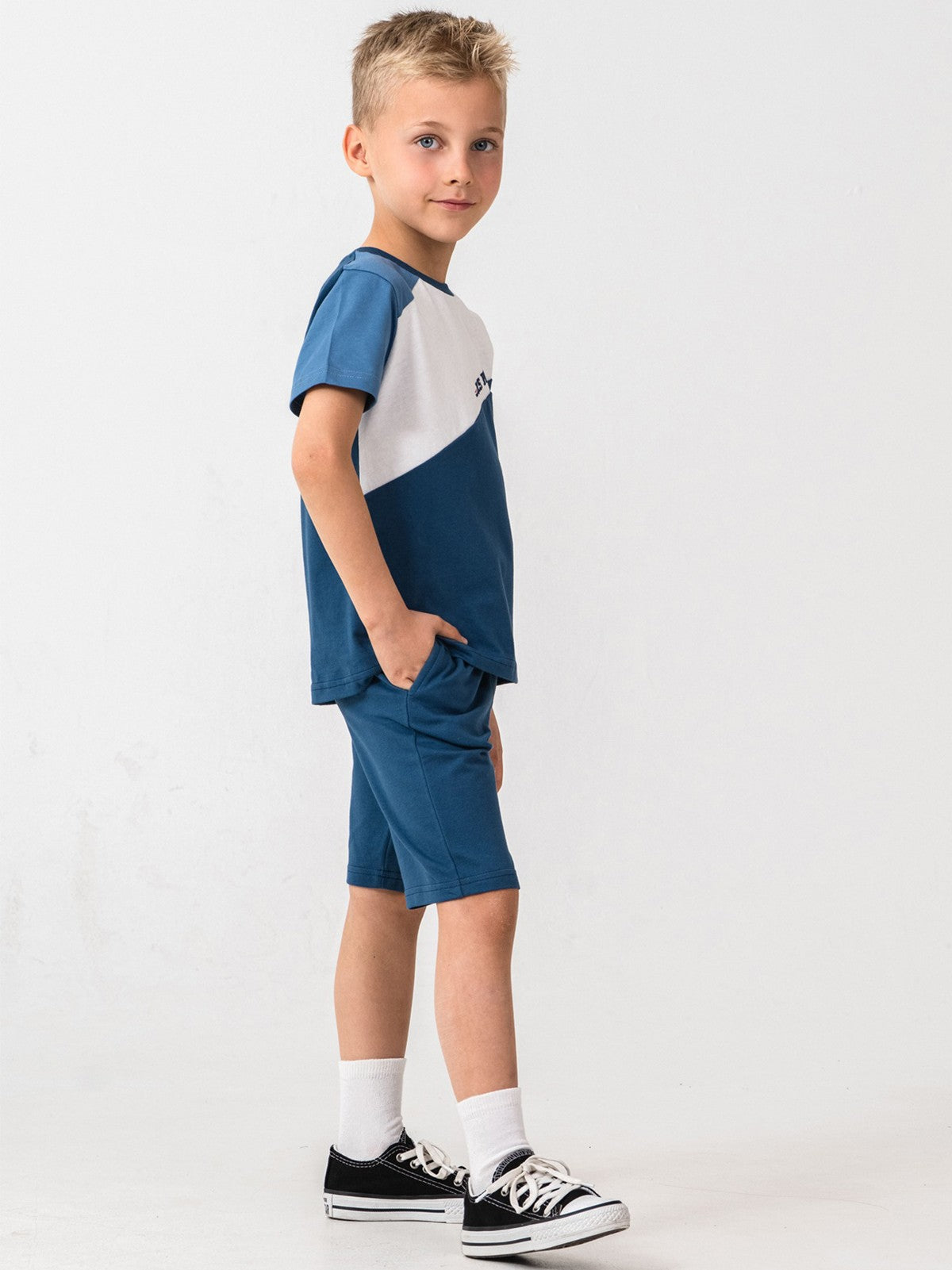 U.S. Polo Assn Kids 4-7 Yaş Takım - Mavi