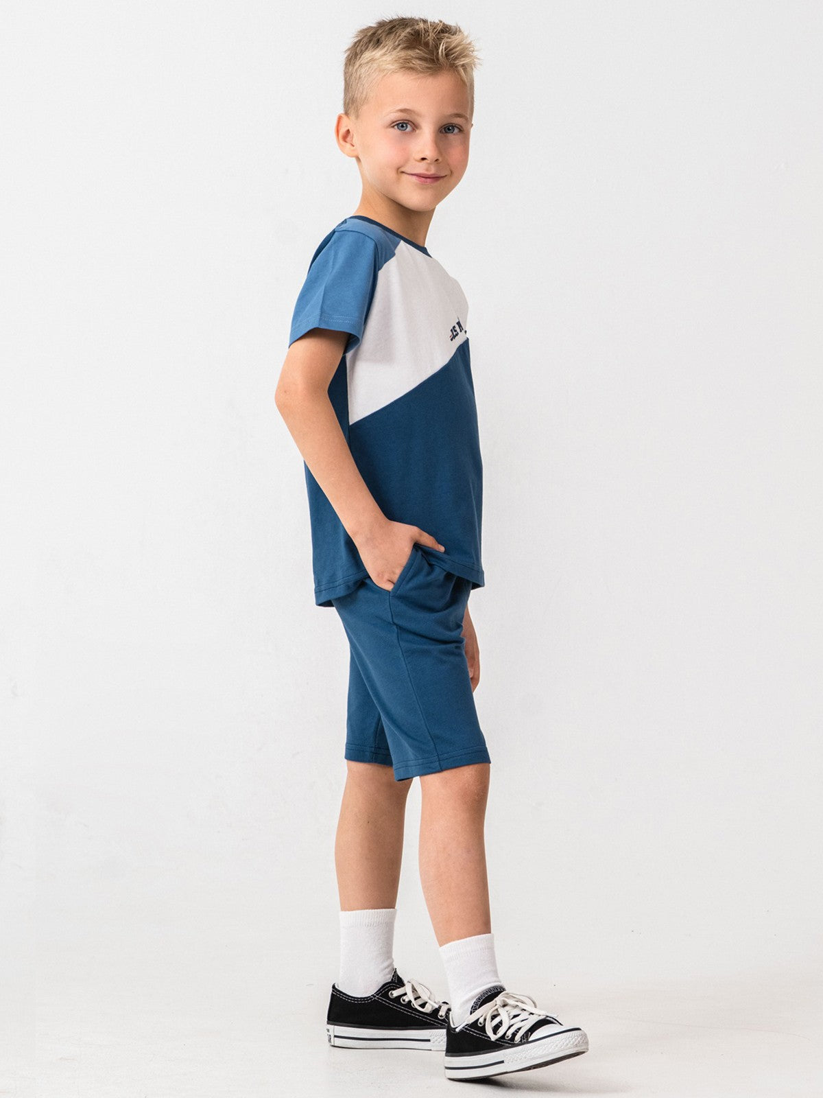U.S. Polo Assn Kids 4-7 Yaş Takım - Mavi