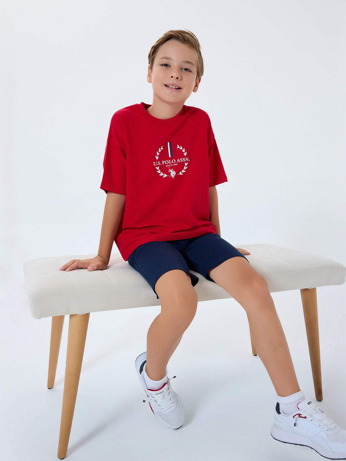 U.S. Polo Assn Kids 4-7 Yaş Takım - Kırmızı