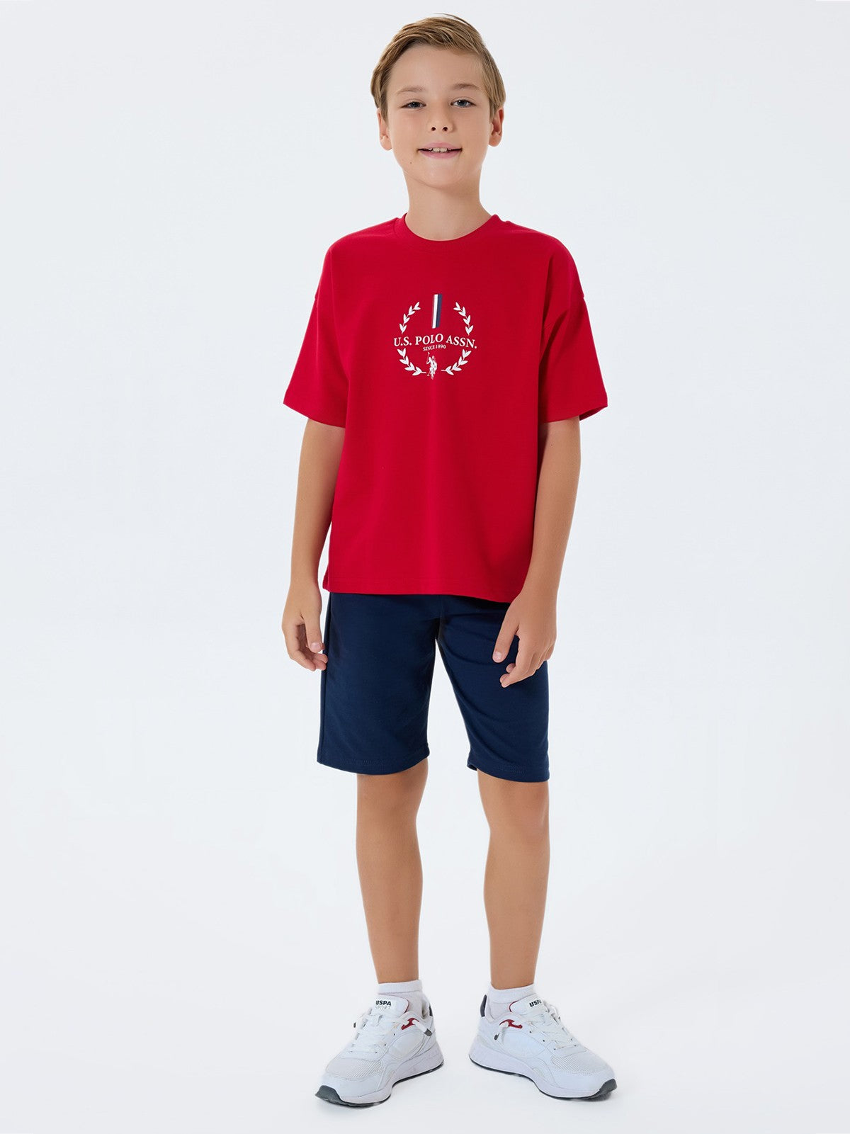 U.S. Polo Assn Kids 9-14 Yaş Takım - Kırmızı