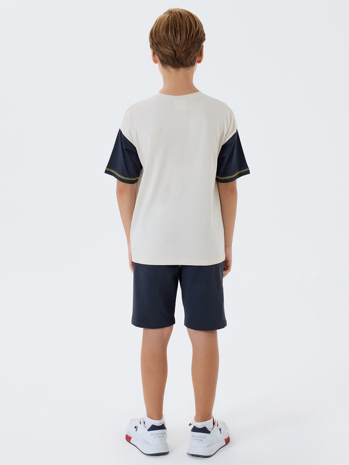 U.S. Polo Assn Kids 4-7 Yaş Takım - Bej