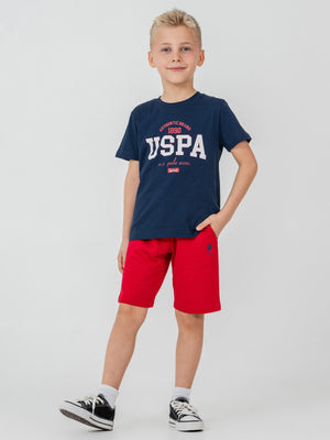 U.S. Polo Assn Kids 4-7 Yaş Takım - Mavi