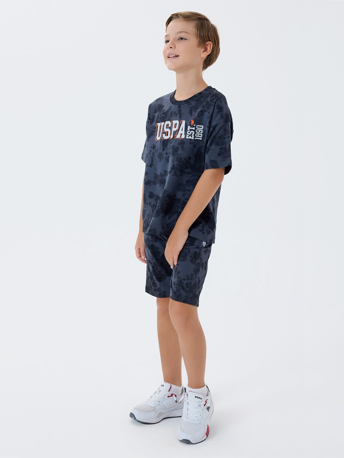 U.S. Polo Assn Kids 4-7 Yaş Takım - Gri