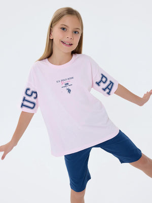 U.S. Polo Assn Kids 9-14 Yaş Takım - Pembe