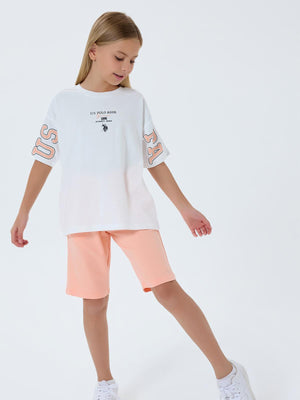 U.S. Polo Assn Kids 9-14 Yaş Takım - Beyaz