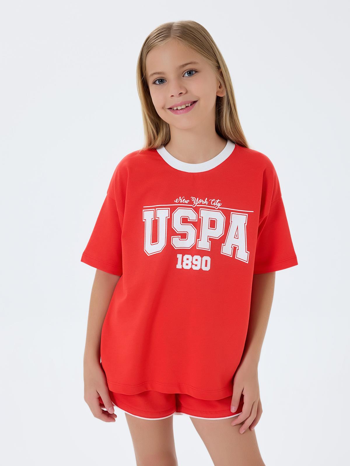 U.S. Polo Assn Kids 4-7 Yaş Takım - Kırmızı