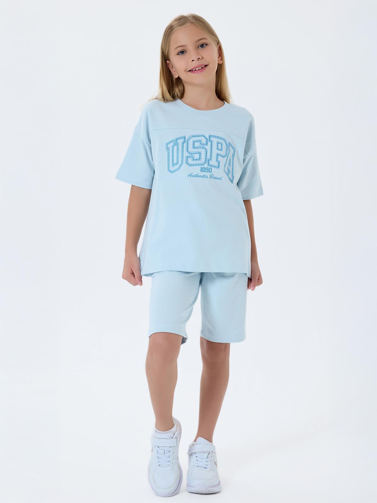 U.S. Polo Assn Kids 9-14 Yaş Takım - Mavi
