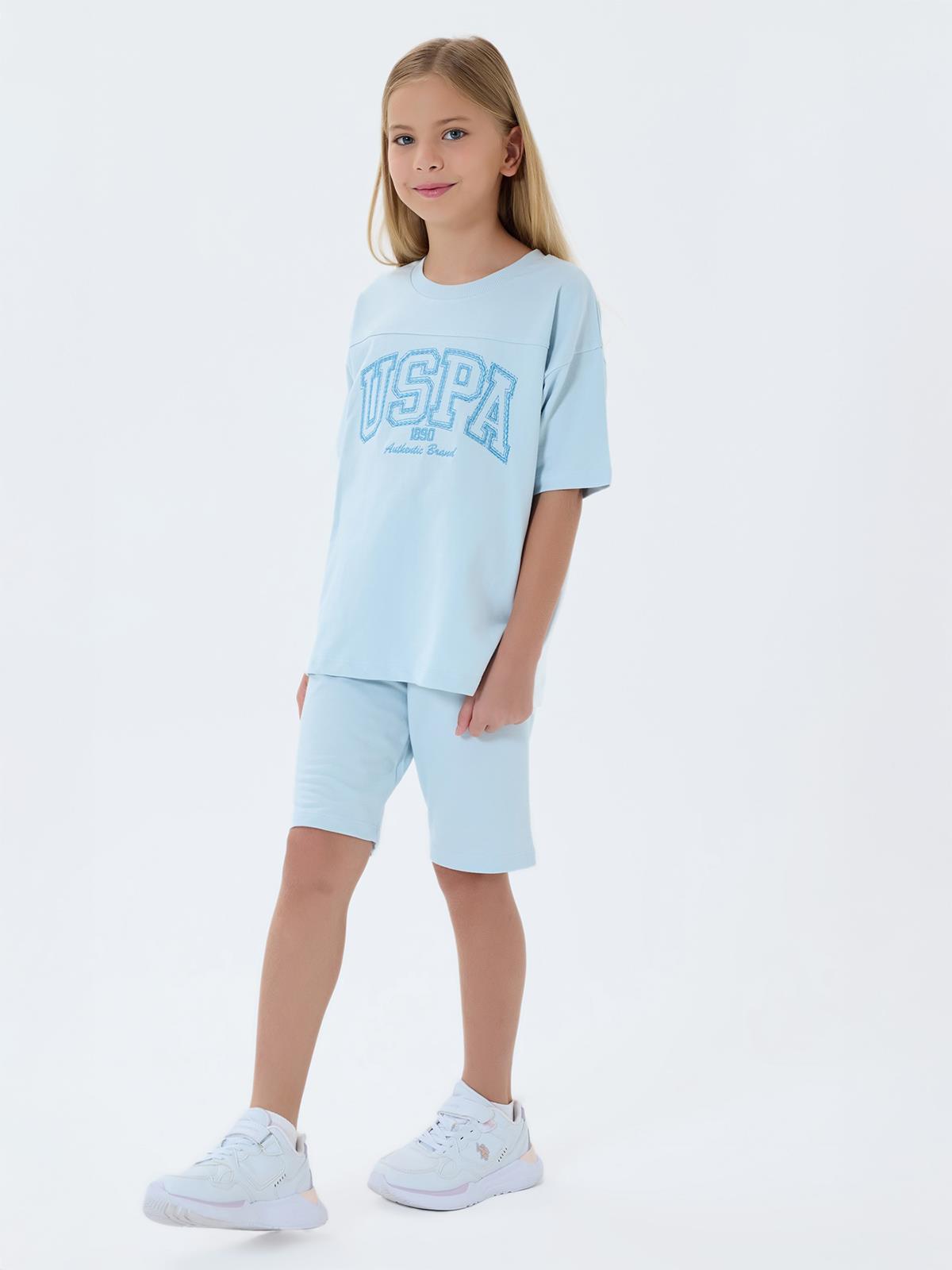 U.S. Polo Assn Kids 4-7 Yaş Takım - Mavi