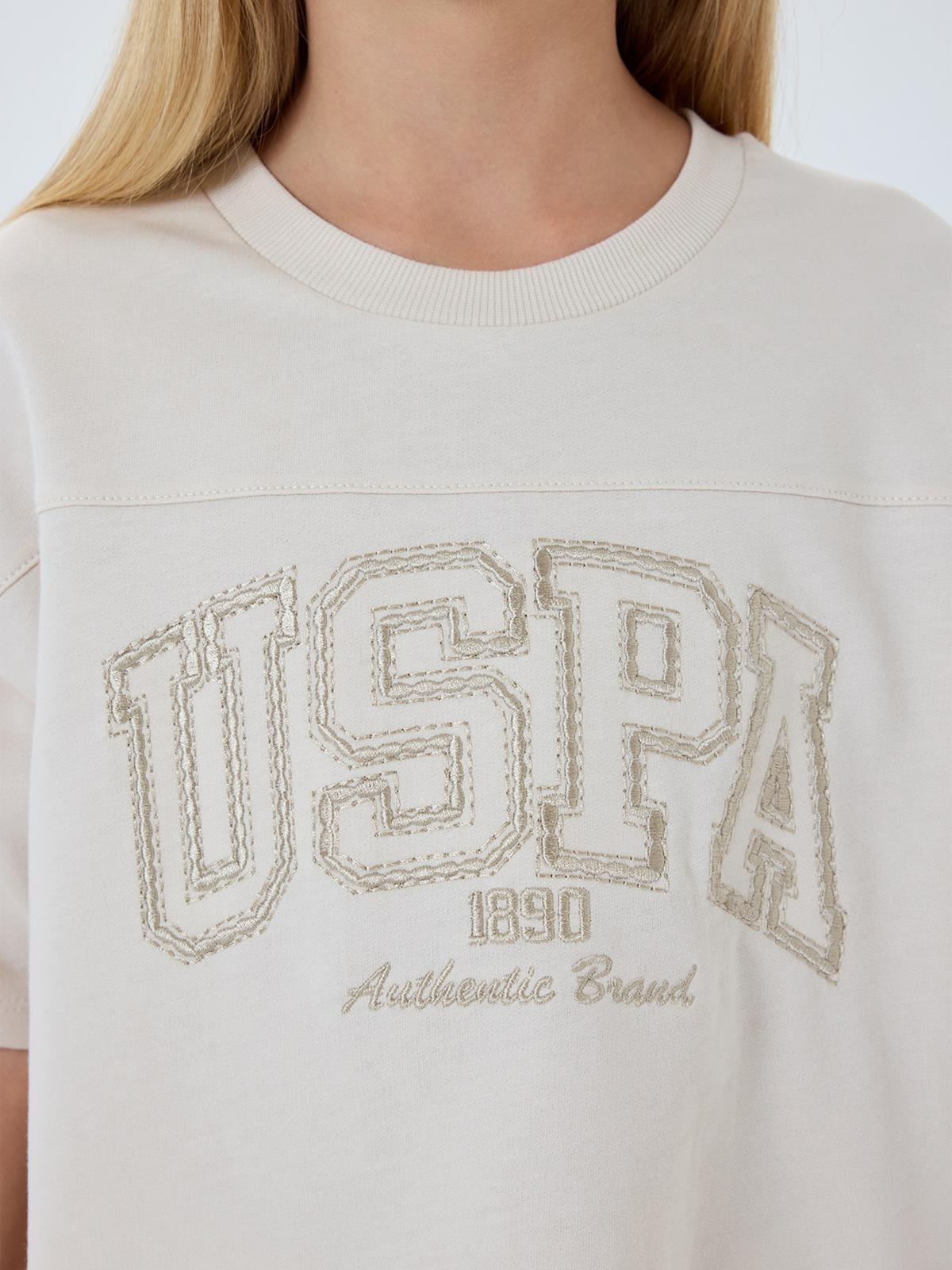 U.S. Polo Assn Kids 4-7 Yaş Takım - Bej