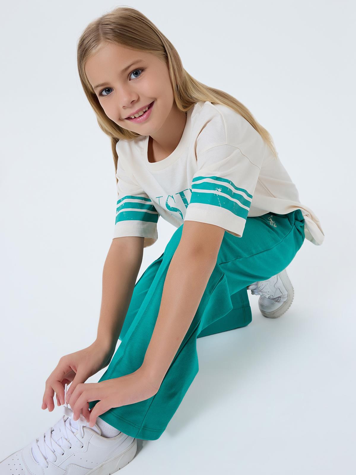 U.S. Polo Assn Kids 4-7 Yaş Takım - Bej