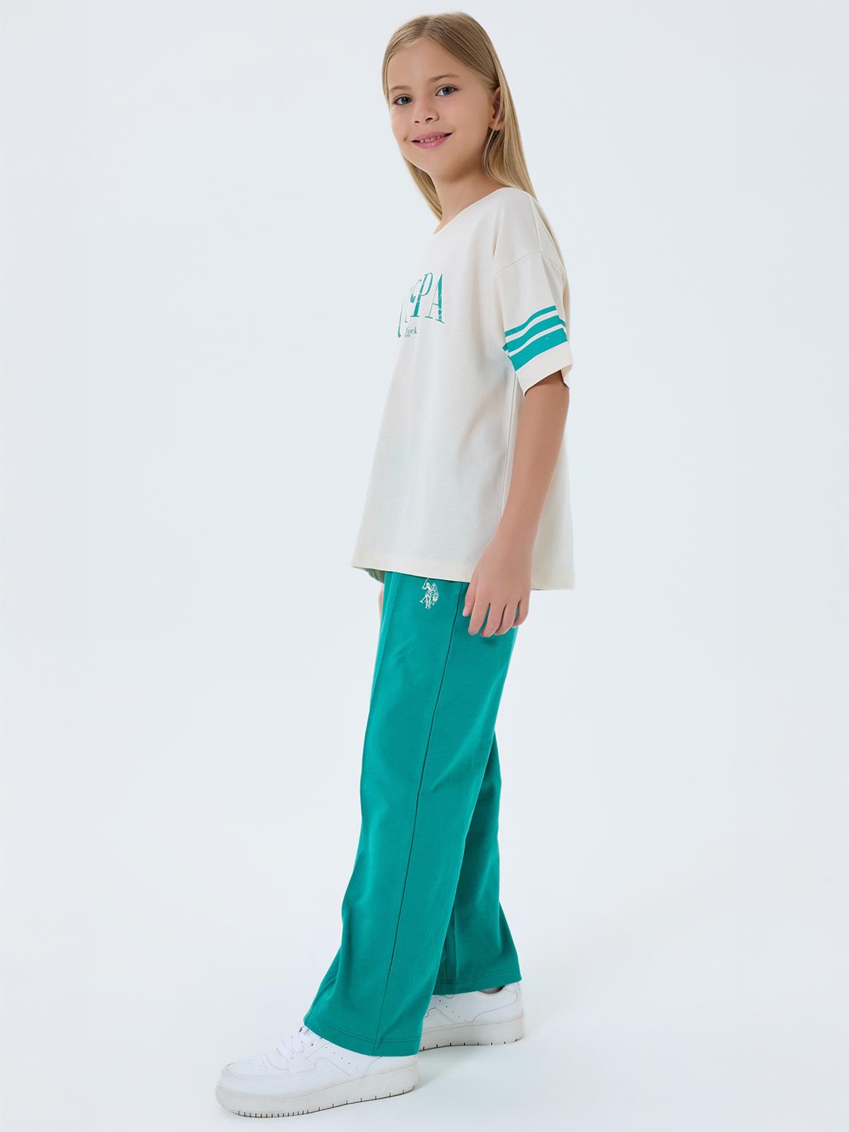 U.S. Polo Assn Kids 4-7 Yaş Takım - Bej