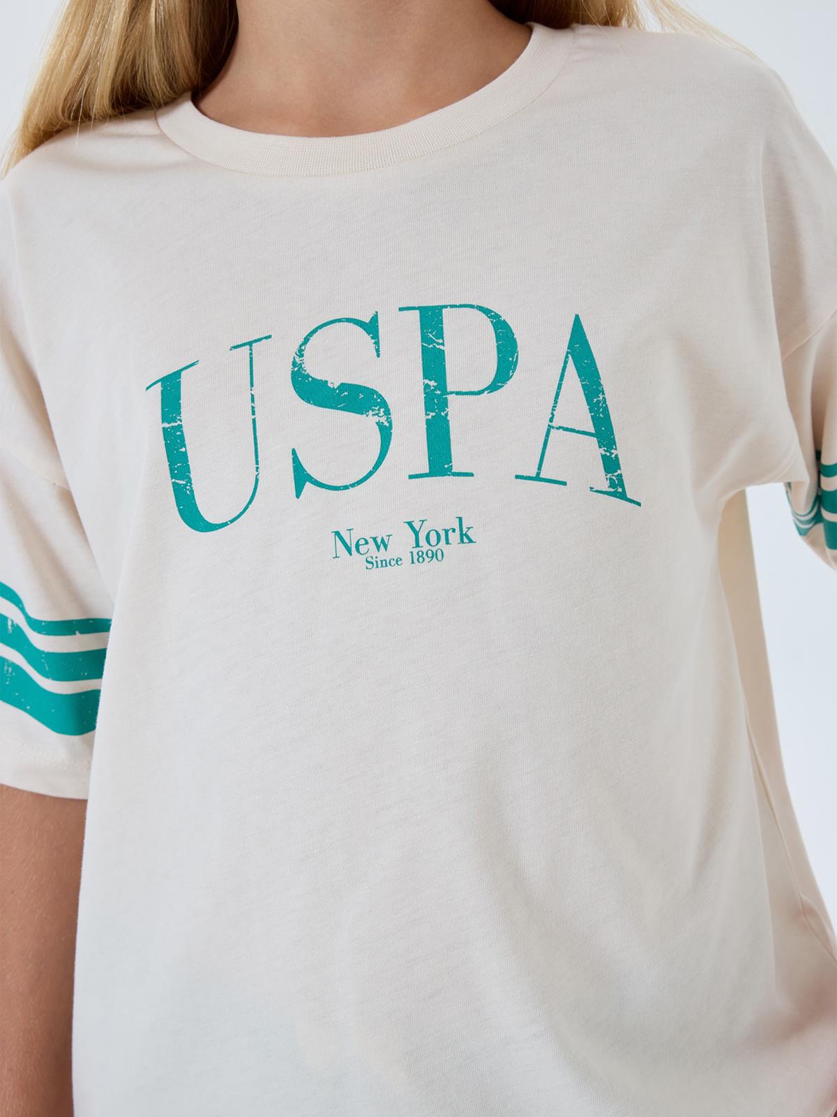 U.S. Polo Assn Kids 4-7 Yaş Takım - Bej