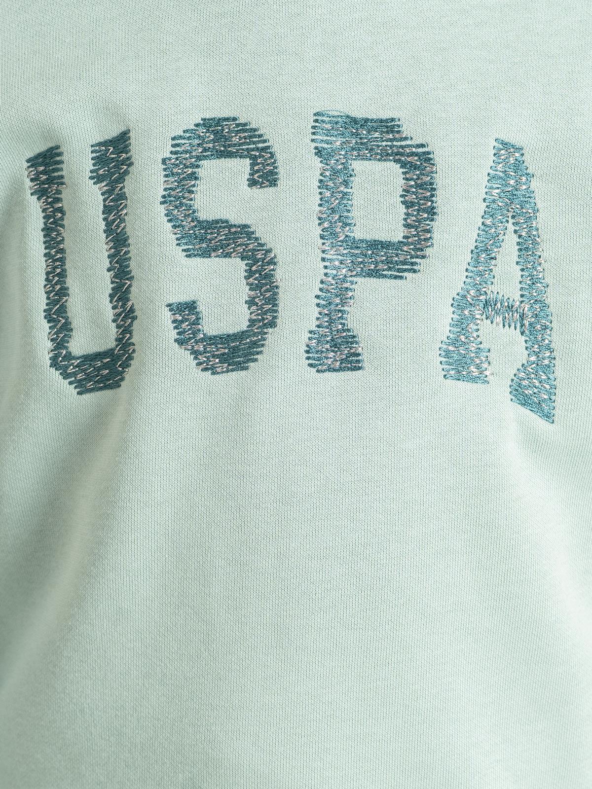 U.S. Polo Assn Kids Eşofman Takımı | 3 İp-3 İp Uzun Kol Bisiklet Yaka | Okul Kreş ve Günlük Kullanım - Yeşil