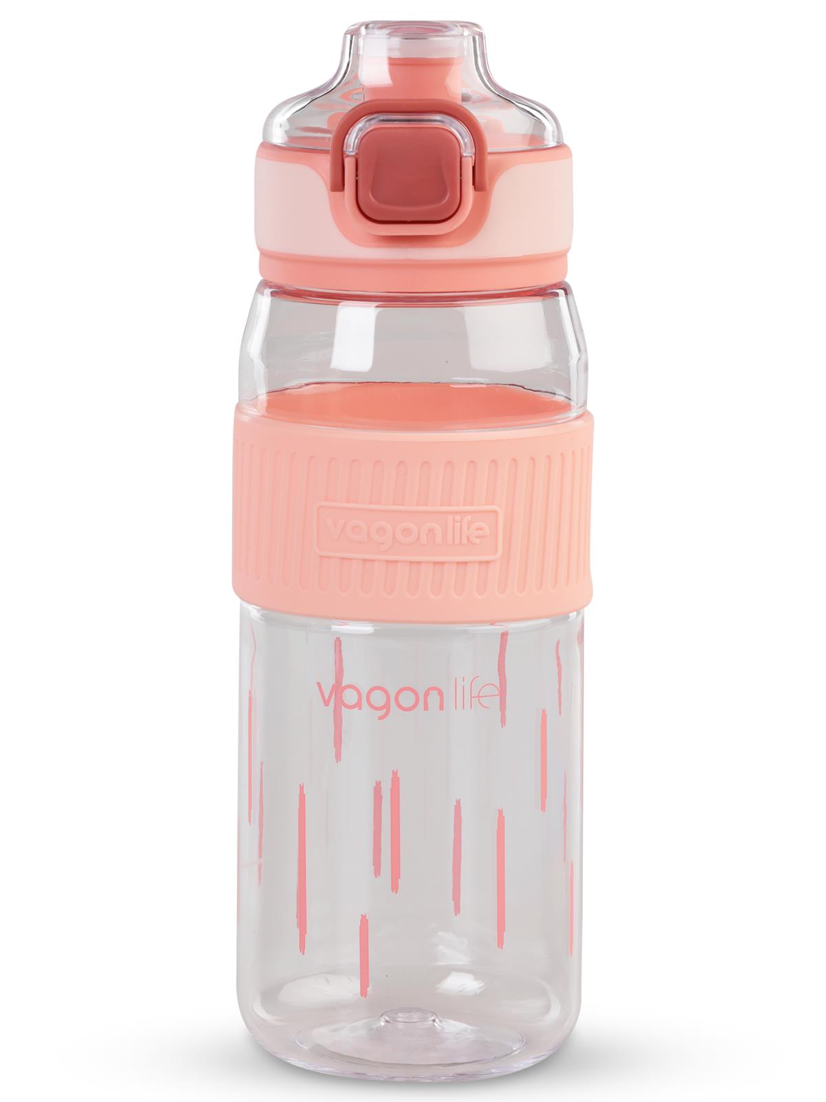 Vagonlife Silikon Gövde Matara 550 ml - Pembe