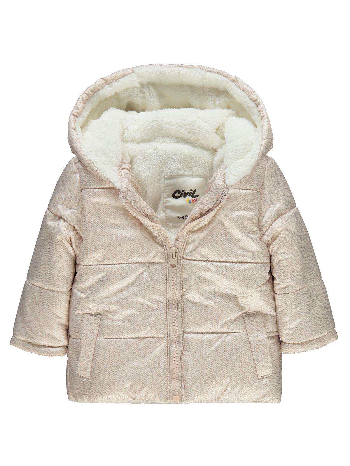 Civil Baby Desen Baskılı 6-18 Ay Mont - Kahverengi