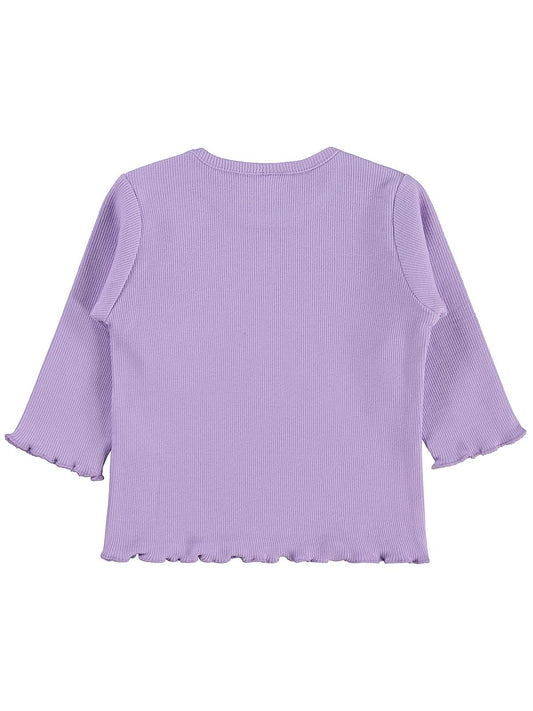 Civil Baby Kol Ucu Detaylı 6-18 Ay Sweatshirt - Lila